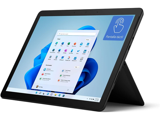 TABLETA MICROSOFT SURFACE GO GO 3 10.5", INTEL PENTIUM GOLD, 8GB, 128GB SSD, WIN11, NEGRO