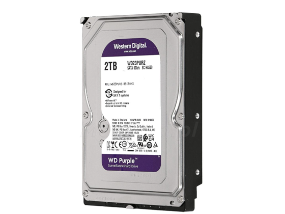 DISCO DURO 2TB P/VIDEOVIGILANCIA WESTERN DIGITAL SATA 6GB/S 3.5" 5400 RPM/64MB.