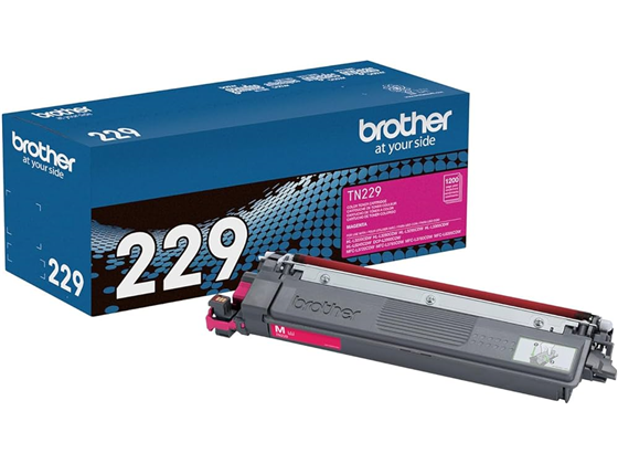 TONER BROTHER MAGENTA TN229M, 1,200 PAGINAS, PARA IMPRESORAS HL-L3220CDW, HL-L3280CDW, HL-L3295CDW, HL-L3300CDW, HL-L8245CDW, MFC-L3720CDW, MFC-L3765CDW, MFC-L3780CDW, MFC-L8395CDW