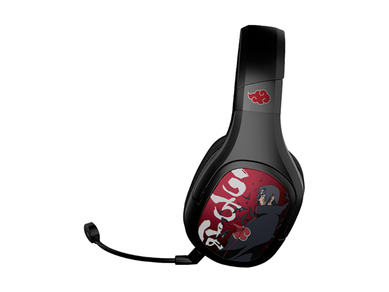 AUDIFONO CON MICROFONO NARUTO AKATSUKI HX-300, WIRELESS, 7.1 SURROUND, ADAPTADOR USB (NA-HS-1002)