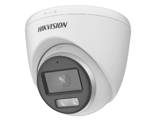 CAMARA DE VIGILANCIA HIKVISION, ANALOGA, DOMO TURRET TURBOHD 3K (5 MEGAPIXEL) , MICRÓFONO INTEGRADO, LENTE 2.8 MM, IMAGEN A COLOR 24/7 (COLORVU) 40 MTS LUZ BLANCA , EXTERIOR IP67