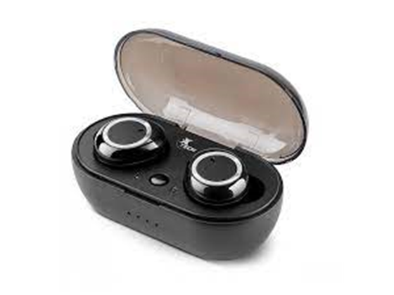 AUDIFONO CON MICROFONO XTECH VOXDOTS BT 5.0, HASTA 15 HORAS DE REPRODUCCION NEGRO (XTH-700).