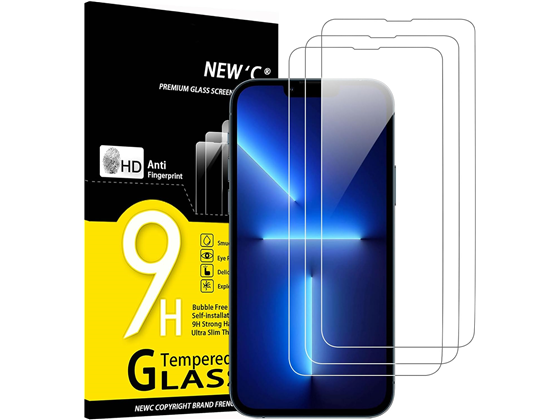 PROTECTOR DE PANTALLA PARA IPHONE 13 PRO MAX 6.7", VIDRIO TEMPLADO, CLEAR