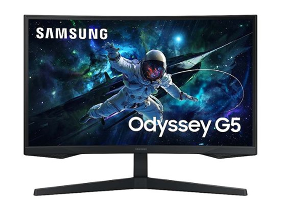 MONITOR SAMSUNG 32” GAMING ODYSSEY G5 G55C (2560 X 1440), CURVO, 1000R, 165HZ, 1MS, HDMI, HDR10, (LS32CG552ENXZA)