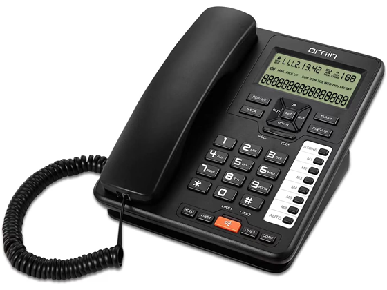 TELEFONO IP ORNIN OR6400, 2 LINEA