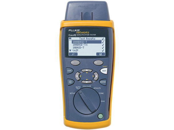 PROBADOR DE CABLES FLUKE NETWORKS, CIQ-100, 5-6A, 10/100/GIG ETHERNET, COAX, VOIP
