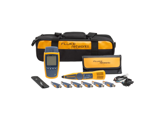 PROBADOR DE CABLES FLUKE NETWORKS FLUKE NETWORKS MS2-KIT MICROSCANNER2, RJ11, RJ45, COAX, 10/100/1000BASE-T, VOIP, INTELLITONE PRO 200, REMOTE ID KIT
