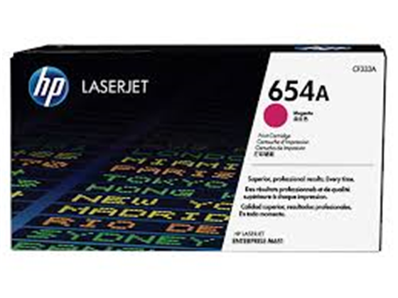 TONER HP 654A - CF333A - MAGENTA - 15,000 PAGINAS - PARA IMPRESORA LASERJET M651