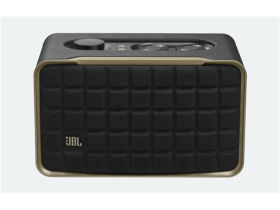BOCINA  JBL AUTHENTICS 200, ALTAVOZ INTELIGENTE Y DISEÑO RETRO CON WIFI, BLUETOOTH Y ASISTENTES DE VOZ, CONEXION POR BLUETOOTH, CONTROLES INTUITIVOS Y APLICACION JBL ONE (JBLAUTH200BLKAM)