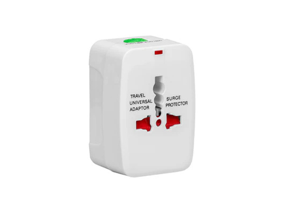 ADAPTADOR UNIVERSAL DE VIAJE ARGOM, BLANCO.(ARG-AC-0297WT)