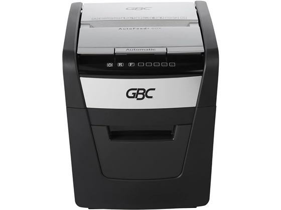 TRITURADORA DE PAPEL GBC AUTOFEED+ 60X, 60 HOJAS, CROSS-CUT, 19.8 LITROS