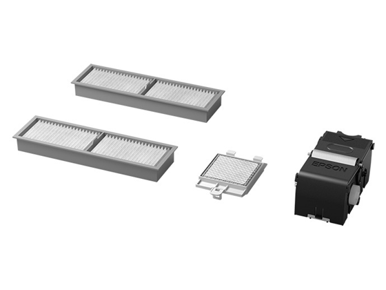 CAJA DE MANTENIMIENTO PARA IMPRESORA  S40600, UTILIZADO PARA LA LIMPIEZA PERIÓDICA DEL CABEZAL DE IMPRESIÓN DE LAS IMPRESORAS EPSON SURECOLOR S-SERIES. ESTE KIT INCLUYE FILTROS DE AIRE DE REPUESTO (X2), ALMOHADILLA DE LAVADO, LIMPIADOR DE TELA Y GUANTES.