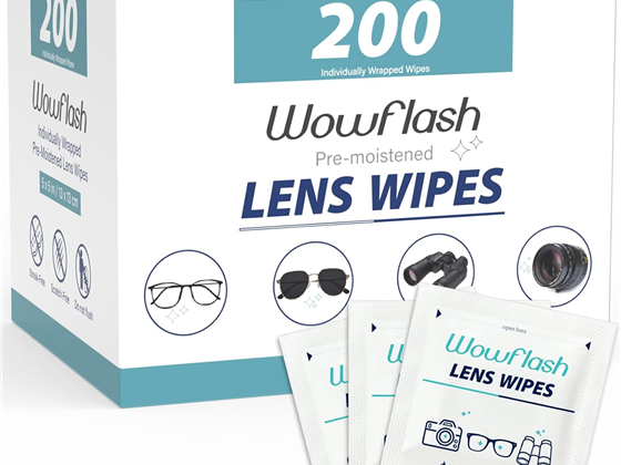 LIMPIADOR WIPES WOWFLASH PARA PANTALLAS, PAQUETE DE 200