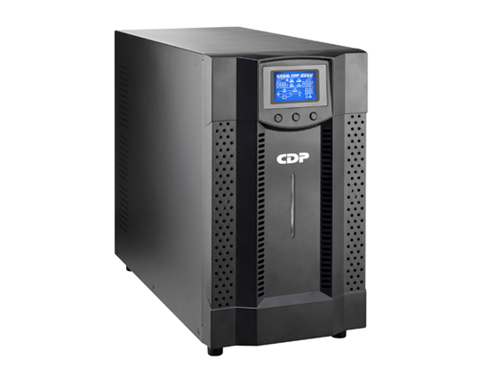 UPS CDP 3000VA, 3.0 KWATTS, 120V, INPUT 120V / OUTPUT 120V , INTERFACE RJ-45, SERIAL, USB, PANTALA LCD, RANGO DE VOLTAGE DE ENTRADA 60VCA A 150VCA - RANGO DE VOLTAGE DE SALIDA 100-110-115-120-125CA - COMUNICACION PARA MONITOREO Y CONTROL REMOTO