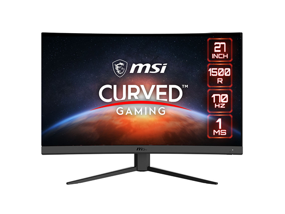 MONITOR MSI G27CQ4 E2 27", 1 X DISPLAYPORT 1.2A, 2 X HDMI 1.4B 170 HZ VA GAMING MONITOR FREESYNC PREMIUM (AMD ADAPTIVE SYNC) WQHD 2560 X 1440, CURVED