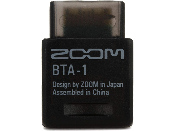ADAPTADOR BLUETOOTH ZOOM BTA-1, COMPATIBLE CON H1ESSENTIAL, H4ESSENTIAL, H6ESSENTIAL, H3-VR, L-20, L-20R, Q8N-4K, AND F6