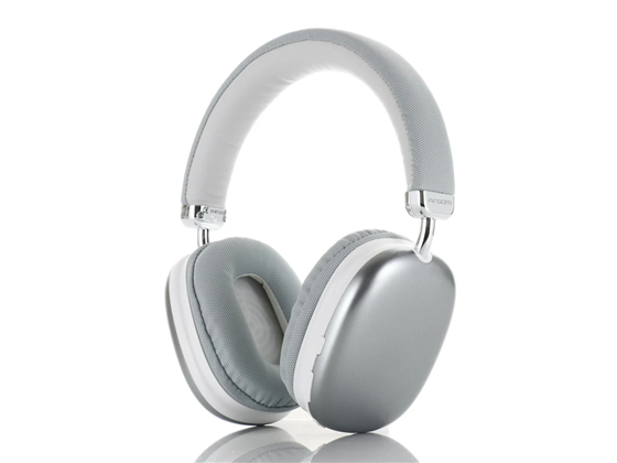 AUDIFONO CON MICROFONO ARGOM ULTIMATE SOUND HEADSET, BT 5.3, HASTA 40 HORAS DE REPRODUCCION, USB-C PARA CARGA, BLANCO