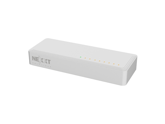 SWITCH NEXXT 8 PUERTOS GIGABIT NEXXT NAXOS, NO ADMINISTRABLE, DESKTOP, 10/100/1000