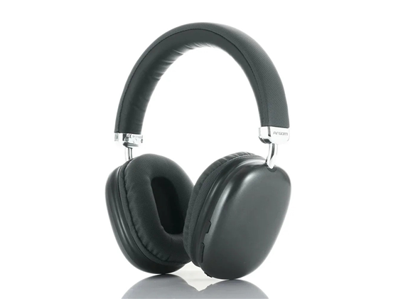 AUDIFONO CON MICROFONO ARGOM ULTIMATE SOUND HEADSET, BT 5.3, HASTA 40 HORAS DE REPRODUCCION, USB-C PARA CARGA, NEGRO
