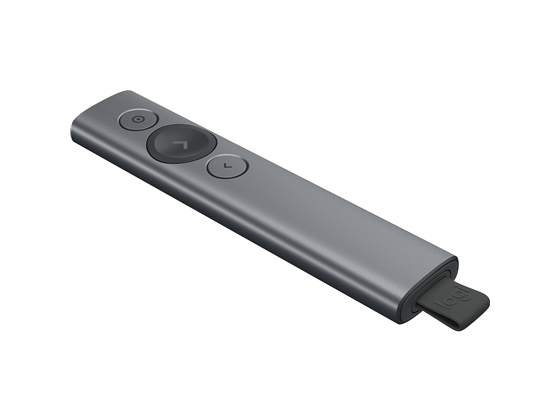 CONTROL PROFESSIONAL PRESENTADOR REMOTO LOGITECH SPOTLIGHT (TM) 2.4 GHZ/BT - N/A SLATE.