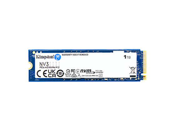 DISCO DE ESTADO SOLIDO KINGSTON SSD 1000G NV3 M.2 2280 PCIE 4.0 NVME SSD, HASTA 6.000MB/SEG LECTURA, 5000MB/SEG ESCRITURA (SNV3S/1000G)