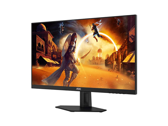 MONITOR AOC 24" GAMING (23.8) FAST IPS, 180HZ, 1920 × 1080 (FHD), HDR10, 0.5MS. 2 HDMI, 1 DISPLAYPORT, 1 VGA. (24G4E).