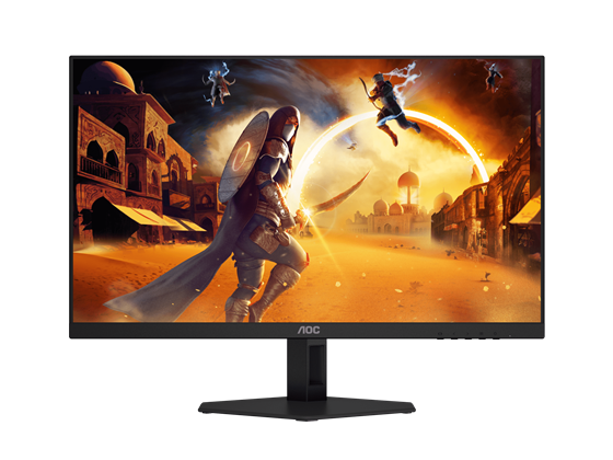MONITOR AOC 27" (26.8)GAMING  FAST IPS, 180HZ , 1920 × 1080 (FHD), HDR10, 0.5MS. (27G4E).