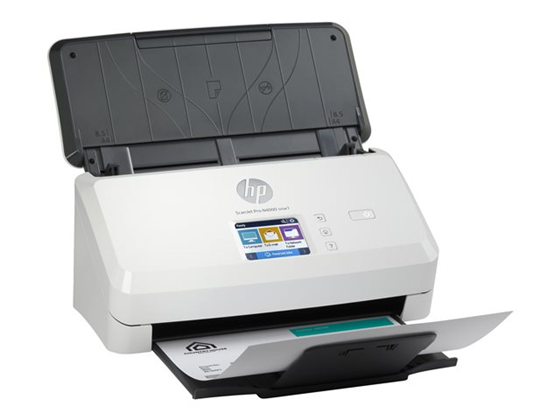 SCANNER HP SCANJET PRO N4000 SNW1 - SHEET FEED - LETTER - 1200 X 1200 DPI - ADF (50 SHEETS) - 40 PPM - HI-SPEED USB 3.0 - ETHERNET - WIFI / WIFI DIRECT - (6FW08A)