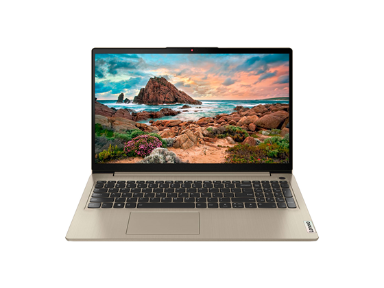LAPTOP LENOVO IDEAPAD 3 15ITL6, 15.6" IPS FHD, INTEL I7 1165G7 2.8 GHZ, 8GB, 512GB SSD, WINDOWS 11 HOME, WIFI 6, BT 5.0, 1 X HDMI PORT, 1 X USB 2.0 PORT, 2 X USB 3.2 PORT, LITHIUM-ION BATTERY, SAND (COLOR ARENA), INGLES (82H801EECF)