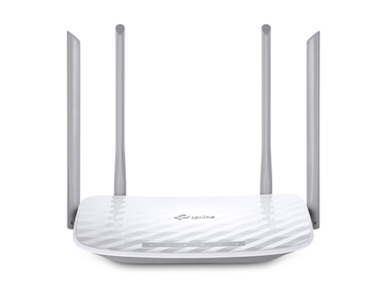 ROUTER WIRELESS TP-LINK ARCHER C50 AC1200, 2.4GHZ/300MBPS, 5.0GHZ/867MBPS, 1 PUERTO WAN GIGABIT + 4 PUERTOS, 802.11AC/A/B/G/N, WPS, DUAL BAND.