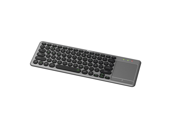 TECLADO MOUSE KLIPX KEYGLIDER, INALAMBRICO, TECLAS BAJO PERFIL, TOUCHPAD, SOPORTA 2 CONECCIONES, WIRELESS Y BLUETOOTH, ESPAÑOL, (KCK-550S)