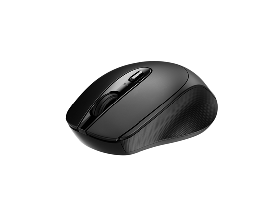 MOUSE WIRELESS KLIPX EASIHAND OPTICO, INALAMBRICA 4 BOTONES, 1600 DPI, AMBIDIESTRO, USB, NEGRO (KMW-410BK)