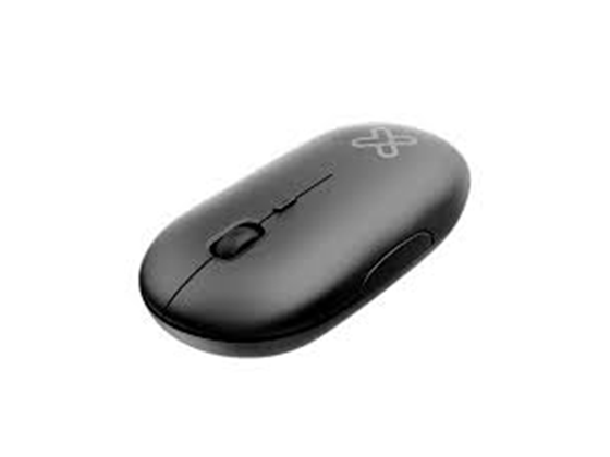 MOUSE WIRELESS KLIPX SLIMSURFER OPTICO, 4 BOTONES, 1600 DPI, USB, NEGRO (KMW-415BK)