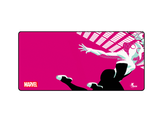 MOUSE PAD XTECH MARVEL SPIDER-GWEN, SUPERFICIE DE TELA, DIMENSIONES 35.4 X 16.5 X 0.07, (XTA-M16SG-XXL)