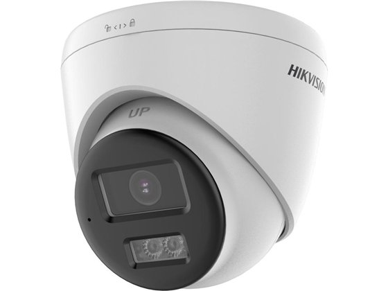 CAMARA DE VIGILANCIA HIKVISION, ANALOGA, HYBRID LIGHT, DOMO, 2MP, (1920 1080), EXIR 2.0 (20M), IR. MICROFONO, AUDIO BIDIRECCIONAL