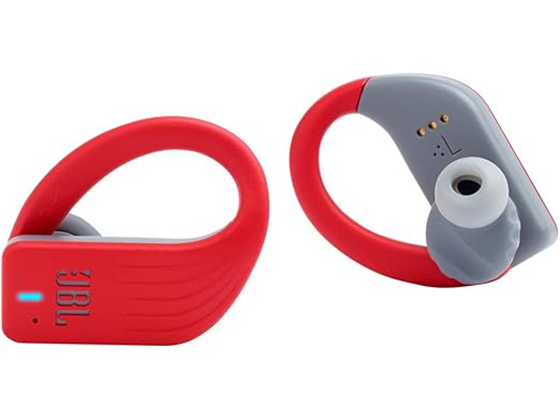AUDIFONO JBL ENDURANCE PEAK, INALAMBRICO, A PRUEBA DE AGUA, CON MICRÓFONO CONTROLADOR DE 10.0MM. HASTA 28 HORA DE DURACIÓN DE BATERÍA(JBLENDURPEAKRED).