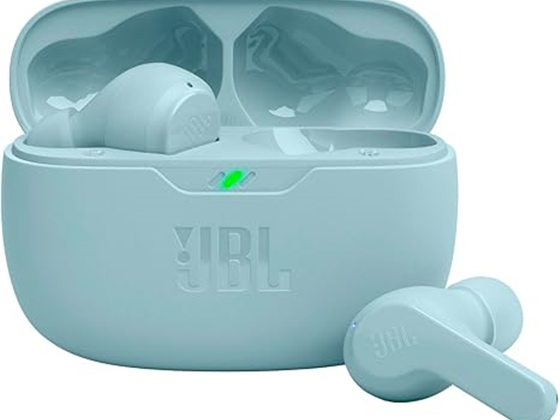 AUDIFONOS JBL VIBE BEAM EARBUDS  BLUETOOTH 5.2, 8MM DRIVER , 16 OHMS, IPX54 Y IPX2 BASE,  8 HRS PLAY TIME,A PRUEBA DE SUDOR, CARGA RAPIDA, TWS, HANDFREE, AMBIENT AWARE, COLOR MENTA.