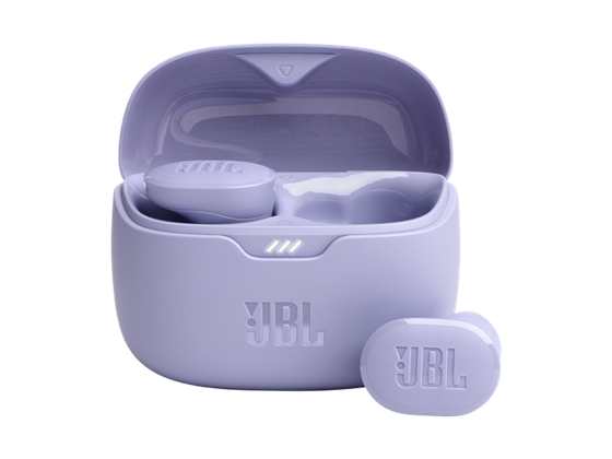 AUDIFONO JBL TUNE BUDS, CON BLUETOOTH 5.3, SOPORTE DE AUDIO LE, CANCELACION ACTIVA DE RUIDO, TECNOLOGÍA DE 4 MICRÓFONOS PARA LLAMADAS NÍTIDAS Y CLARAS, HASTA 48 HORAS DE DURACIÓN DE LA BATERÍA, MORADO (JBLTBUDSPURAM).