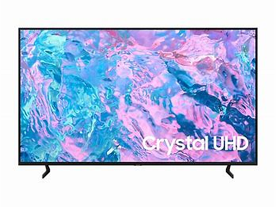 TELEVISOR SAMSUNG 65" CRYSTAL UHD 4K, LED, SERIE 7, SMART TV, (3,840 X 2,160), 60HZ, HDR10+, COLOR CRYSTAL, HDMI3, 1 X USB-A, WIFI 5,BLUETOOTH, Q-SYMOHONY, TIZEN™ , MODELO DE CONTROL REMOTO TM2240A.