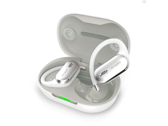 AUDIFONO ARGOM SKEIPODS E90, AURICULARES ESTÉREO INALÁMBRICOS,CON CANCELACION DE RUIDO, BT VERSION 5.3, RESISTENCIA AL AGUA IPX5, PUERTO DE CARGA USB TIPO C, MICROFONO INCORMPORADO,BLANCO. (ARG-HS-5090WT)
