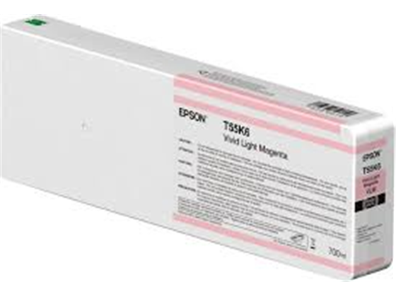 CARTUCHO EPSON T55X400 ULTRACHROME HDX/HD  VVD LT MAG INK CART700ML PARA PLOTER EPSON 7000 SURECOLOR (T55K600)