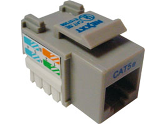 JACK MINI KEYSTONE NEXXT CAT5E GRIS TIPO 110