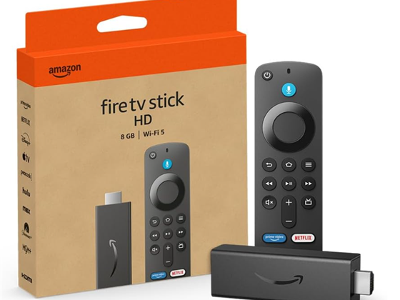 AMAZON FIRE TV STICK HD, STREAMING/ALEXA, 8GB, PARA CONVERTIR TV NORMAL EN SMART TV, PUERTO HDMI, CONTROL REMOTO, WIFI, 80211AC. (840414697713)