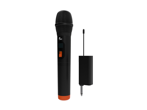 MICROFONO INALAMBRICO XTECH, UNIXON, UHF, CON RECEPTOR RECARGABLE, CONECTOR 3.5" (XTS-690)