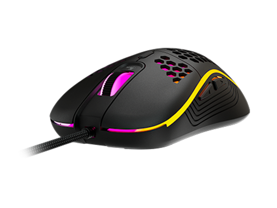 MOUSE XTECH GAMING XTM-620, USB, 6 BOTONES, 7200PI, LUCES DE LED BLACK