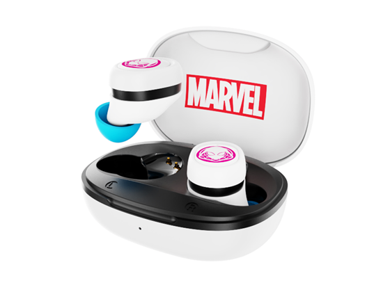 AUDIFONO CON MICROFONO WIRELESS XTECH MARVEL GHOST-SPIDER EDITION, EARBUDS TWS, BLUETOOTH, HASTA 4 HORAS DE REPRODUCCION CONTINUA (XTH-M701SG)
