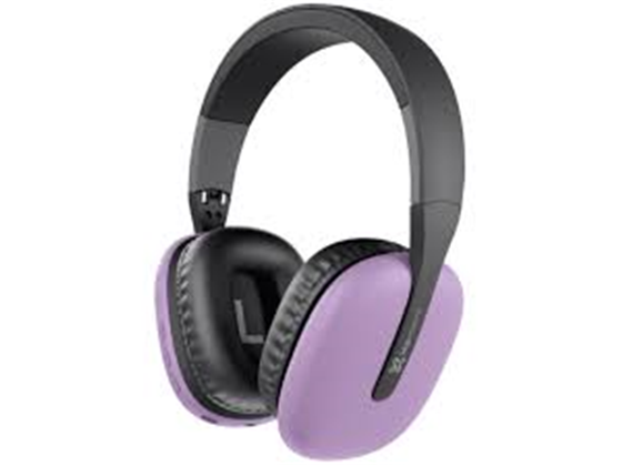 AUDIFONO CON MICROFONO KLIPX ZOUNDTUNE, BLUETOOTH V5.2, BATERIA RECARGABLE, HASTA 25 HORAS DE REPRODUCCION APROX. MORADO, LIVIANO, CONTROLES DE VOLUMEN, MICROFNO INTEGADO, PUERTO DE CARGA USB-C (KWH-010PR)