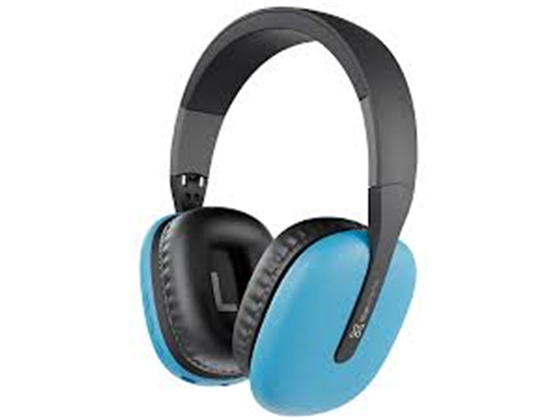 AUDIFONO CON MICROFONO KLIPX ZOUNDTUNE, BLUETOOTH V5.2, BATERIA RECARGABLE, HASTA 25 HORAS DE REPRODUCCION APROX. AZUL, LIVIANO, CONTROLES DE VOLUMEN, MICROFNO INTEGADO, PUERTO DE CARGA USB-C (KWH-010BL)