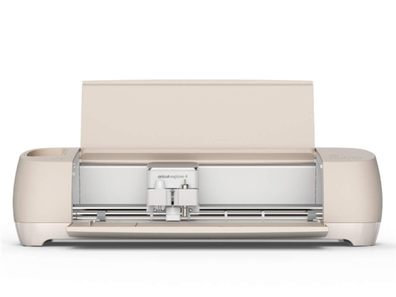 MAQUINA DE CORTE CRICUT EXPLORE 4, CUCHILLA DE PUNTA FINA + CARCASA, BOLIGRAFO NEGRO DE PUNTA FINA (0.4"), ALFOMBRILLA DE AGARRE LIGERO, VINILO SMART Y TEXTIL 13 X 6", MINI DEPILADOR, COLOR MARFIL ROSADO. (2011070).