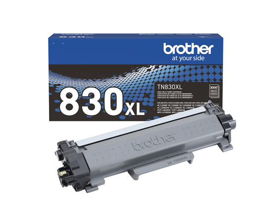 TONER BROTHER BLACK, TN830XL DE ALTO RENDIMIENTO, APROX. 3000 PÁGINAS.